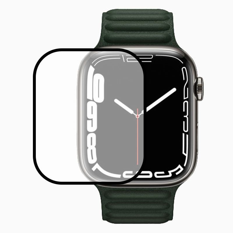 Полімерна плівка 3D (full glue) (тех.пак) для Apple Watch Series 7/8/9 45mm