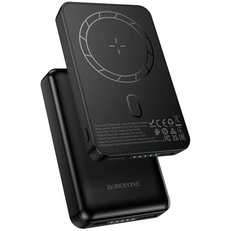 Портативний ЗП Power Bank Borofone BJ82 Dawn 20W з БЗП 5000 mAh