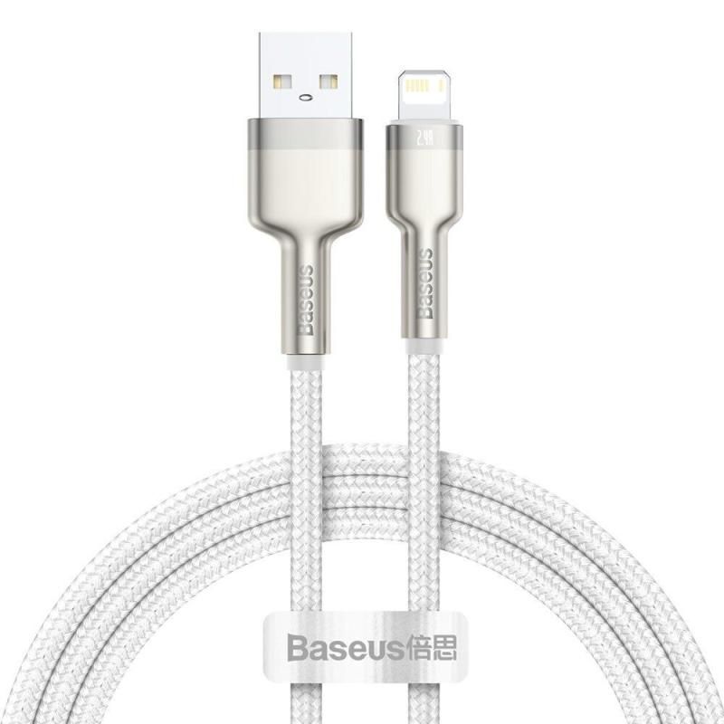 Дата кабель Baseus Cafule Metal USB to Lightning 2.4A (2m) (CALJK-B0)
