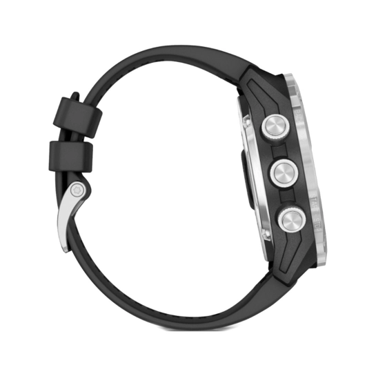 Смарт-годинник Garmin Descent Mk2 Stainless Steel with Black Band (010-02132-00/10)