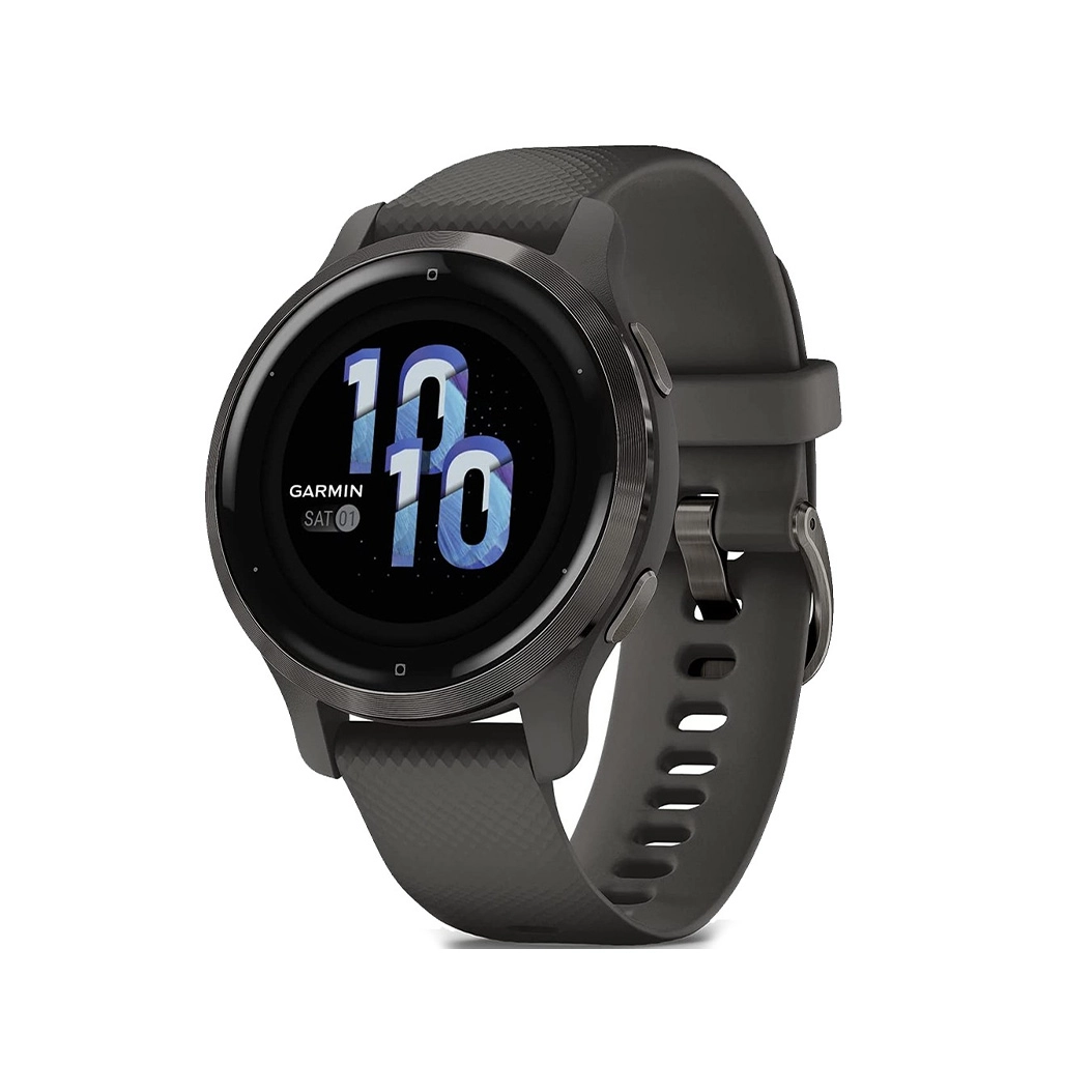 Смарт-годинник Garmin Venu 2S Slate Bezel with Graphite Case and Silicone Band
