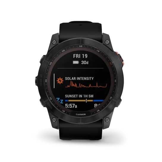 Смарт-годинник Garmin Fenix 7X Solar Slate Gray with Black Band