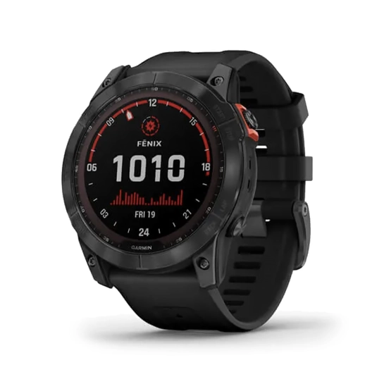 Смарт-годинник Garmin Fenix 7X Solar Slate Gray with Black Band