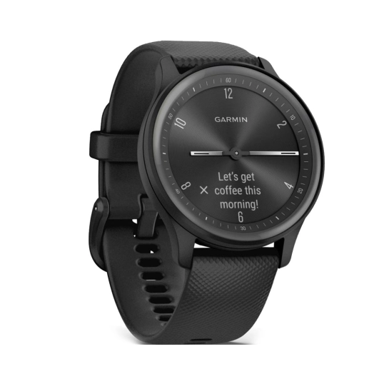 Смарт-годинник Garmin Vivomove Sport Black Case and S. Band w. Slate Accents (010-02566-00)