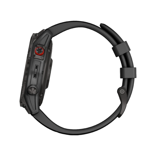 Смарт-годинник Garmin Epix (Gen 2) Sapphire Black/Titanium DLC with Black Band