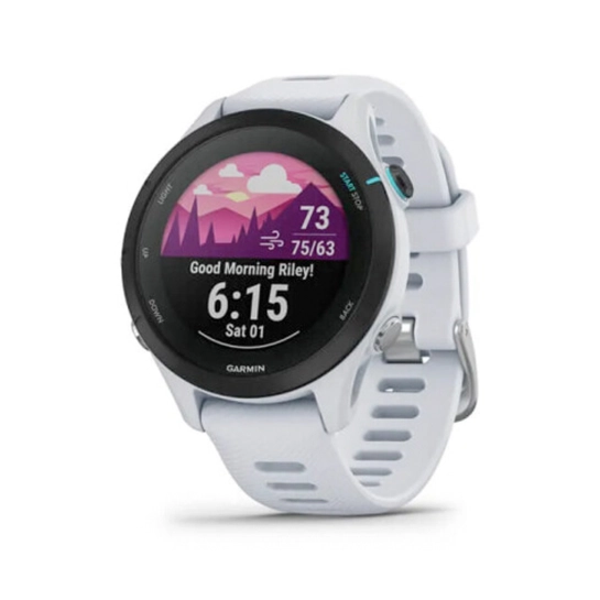 Смарт-годинник Garmin Forerunner 255S Music Whitestone