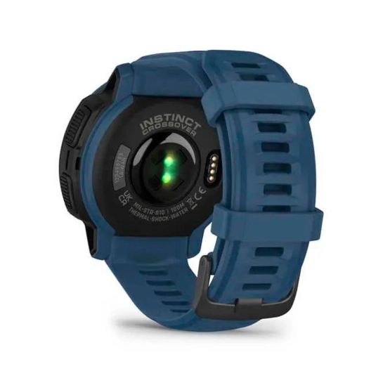 Смарт-годинник Garmin Instinct Crossover Solar Tidal Blue