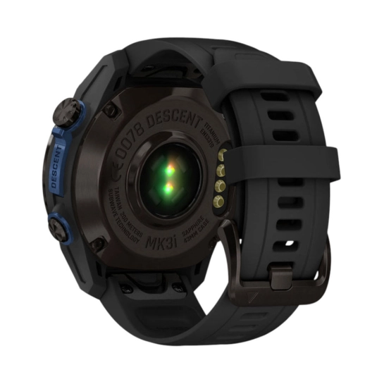 Смарт-годинник Garmin Descent Mk3i 43 mm Carbon Gray DLC Titanium w. Black Silicone Band (010-02753-10/11)