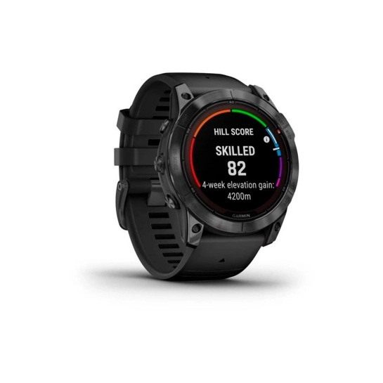 Смарт-годинник Garmin Fenix 7X Pro Solar Slate Gray w. Black Band