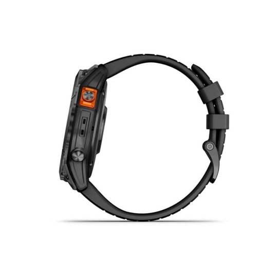 Смарт-годинник Garmin Fenix 7X Pro Solar Slate Gray w. Black Band