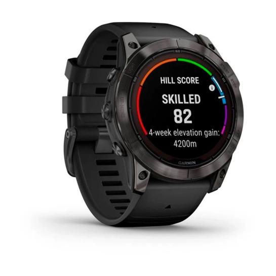 Смарт-годинник Garmin Fenix 7X Pro Sapphire Solar Carbon G. DLC Tit. with Black Band