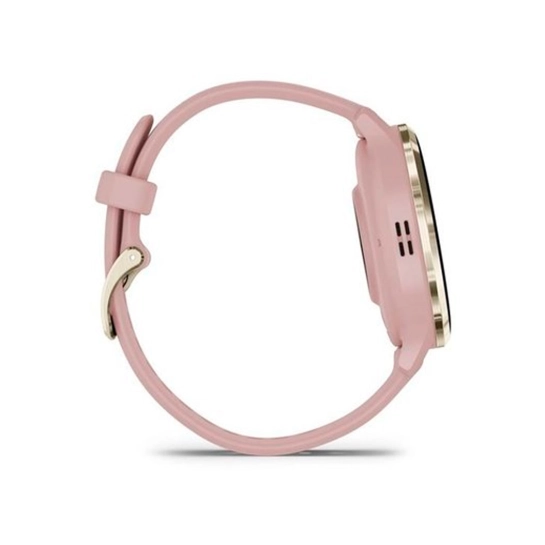 Смарт-годинник Garmin Venu 3S Soft Gold Stainless Steel Bezel with Dust Rose Case and Silicone Band
