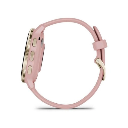 Смарт-годинник Garmin Venu 3S Soft Gold Stainless Steel Bezel with Dust Rose Case and Silicone Band