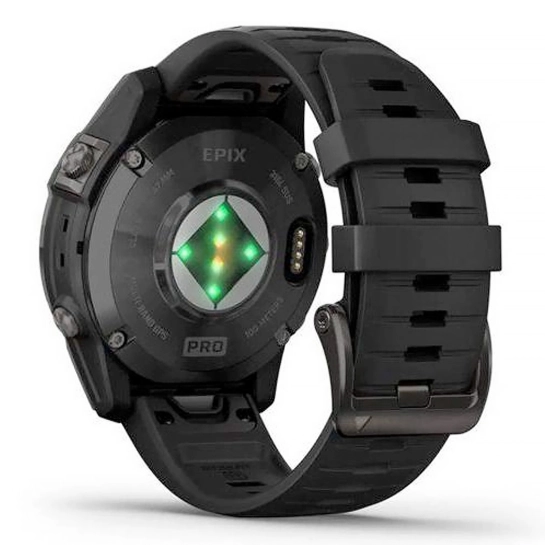 Смарт-годинник Garmin Epix Pro Gen 2 Standard Edition 47mm Slate Gray with Black Band (010-02803-00/01)