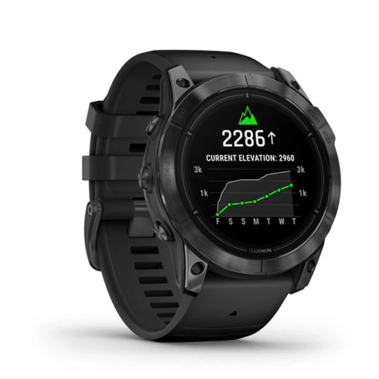 Смарт-годинник Garmin Epix Pro Gen 2 Standard Edition 51mm Slate Gray with Black Band (010-02804-20/21)