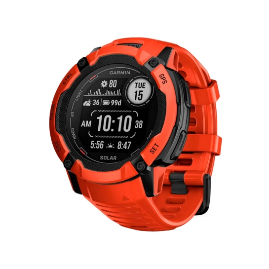Смарт-годинник Garmin Instinct 2X Solar Flame Red