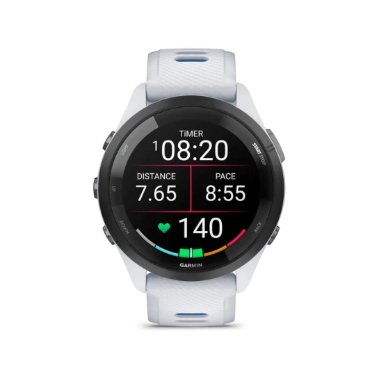 Смарт-годинник Garmin Forerunner 265 Black Bezel w. Whitestone Case and Whitestone/Tidal Blue S. Band