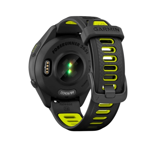 Смарт-годинник Garmin Forerunner 265S Black Bezel and Case w. Black/Amp Yellow S. Band