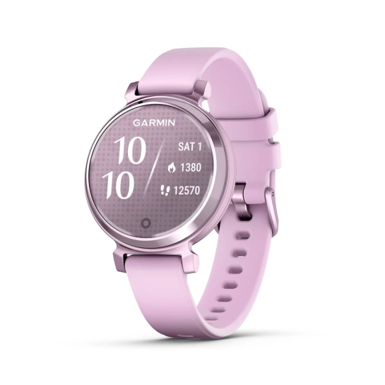 Смарт-годинник Garmin Lily 2 Metallic Lilac with Lilac Silicone Band
