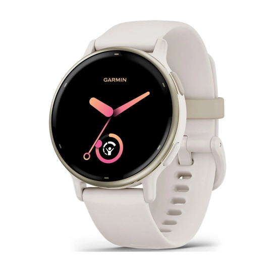 Смарт-годинник Garmin Vivoactive 5 Cream Gold Aluminum Bezel with Ivory Case and Silicone Band (010-02862-11/51)