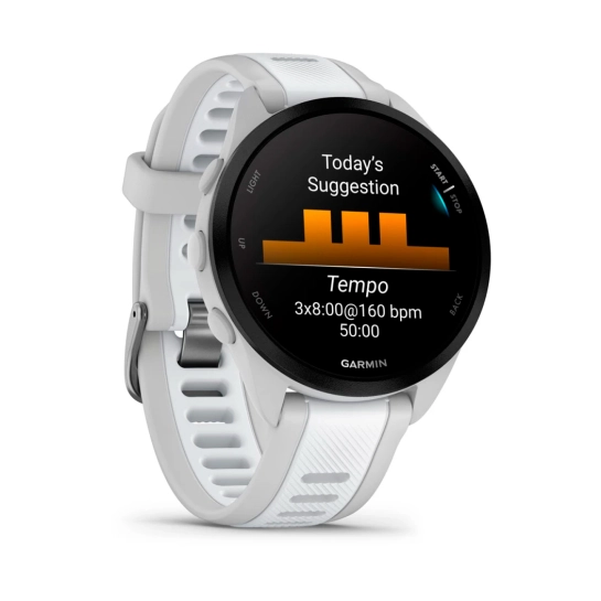 Смарт-годинник Garmin Forerunner 165 Mist Gray/Whitestone