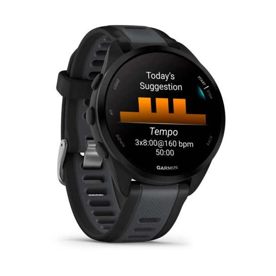 Смарт-годинник Garmin Forerunner 165 Music Black/Slate Gray