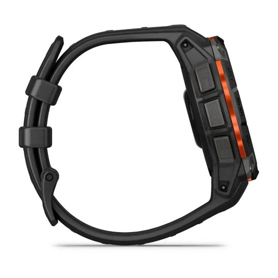 Смарт-годинник Garmin Instinct 3 45mm Solar Black with Black Band (010-02934-00)