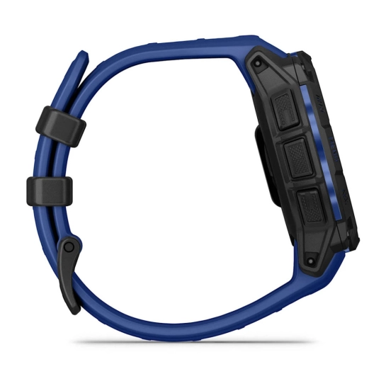Смарт-годинник Garmin Instinct 3 45mm AMOLED Black with Blue Band (010-02936-03/43)