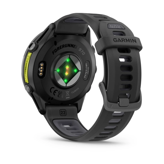 Смарт-годинник Garmin Forerunner 970 Carbon Gray DLC Titanium w. Black Case and Black/Translucent W. Band (010-02969-00/10)
