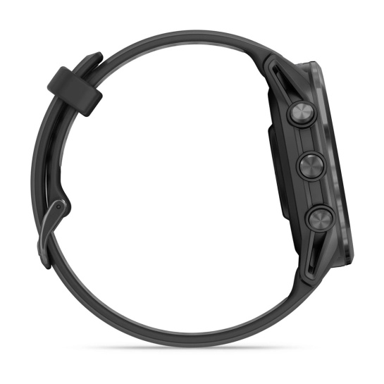 Смарт-годинник Garmin Forerunner 970 Carbon Gray DLC Titanium w. Black Case and Black/Translucent W. Band (010-02969-00/10)