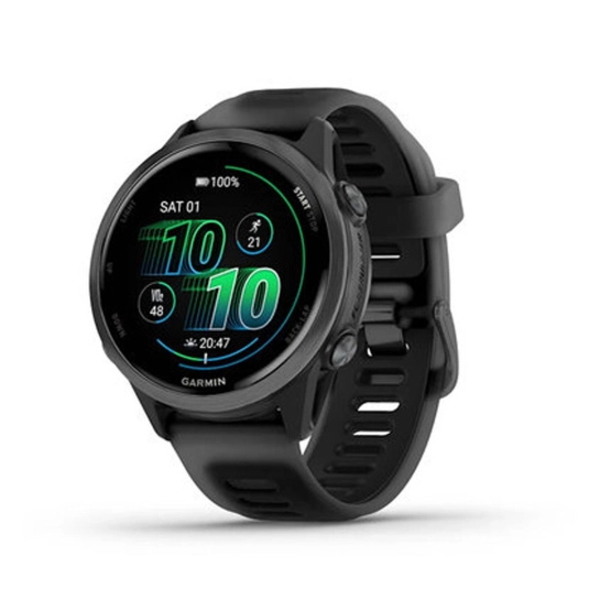 Смарт-годинник Garmin Forerunner 570 47mm Slate Gray Aluminum w. Translucent Black/Black Band (010-02971-00)