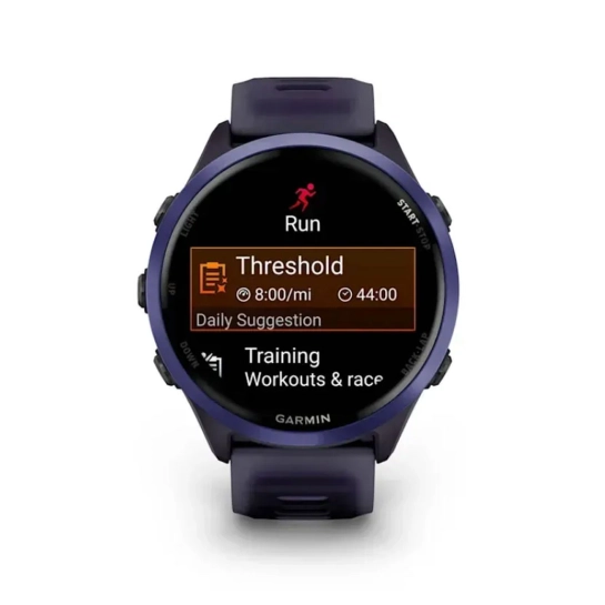 Смарт-годинник Garmin Forerunner 570 47mm Indigo Aluminium w. Translucent Imperial Purple/Indigo Band (010-02971-02)
