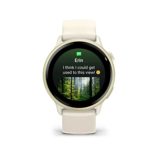 Смарт-годинник Garmin Vivoactive 6 Lunar Gold with Bone Band (010-02985-01)