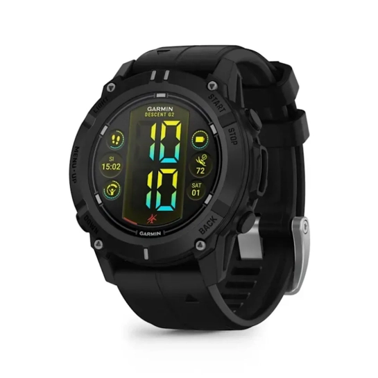 Смарт-годинник Garmin Descent G2 Black with Black Band (010-02986-00)