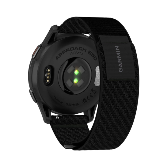 Смарт-годинник Garmin Approach S50 Slate Aluminum Bezel with Black ComfortFit Nylon Band (010-03010-00)