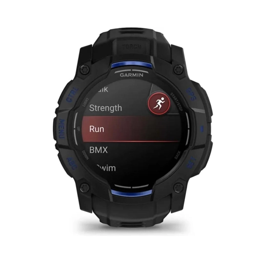 Смарт-годинник Garmin Instinct 3 50mm AMOLED Black with Black Band (010-03020-03)