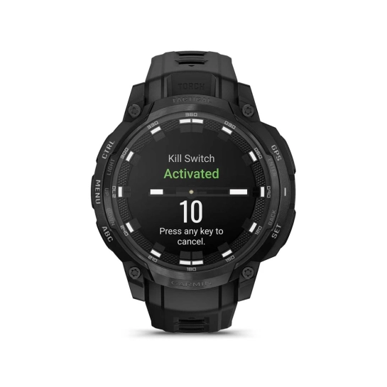 Смарт-годинник Garmin Instinct Crossover AMOLED Tactical Edition Black (010-03398-02/42)