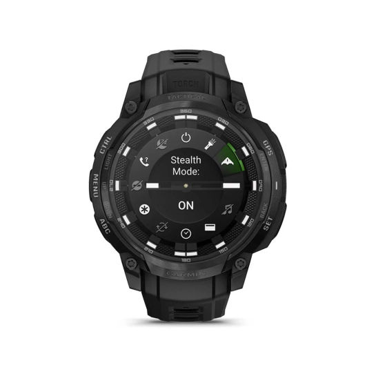 Смарт-годинник Garmin Instinct Crossover AMOLED Tactical Edition Black (010-03398-02/42)