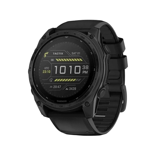 Смарт-годинник Garmin Tactix 8 - 51 mm Solar Elite Includes Applied Ballistics Elite Solver (010-03407-10/11)