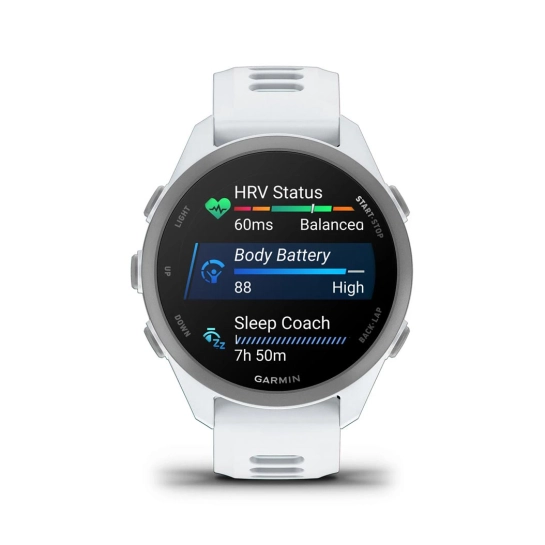 Смарт-годинник Garmin Forerunner 170 Music Whitestone with Whitestone/Cloud Blue Band (010-03920-11)