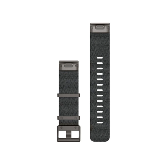 Ремінець Garmin QuickFit 22 Watch Bands Jacquard-weave Nylon Strap Heathered Black