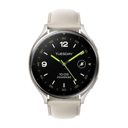 Смарт-годинник Xiaomi Watch 2 Titan BHR9306GL Gray Case White Leather Strap (1093970)