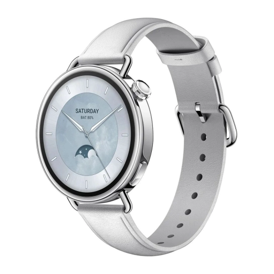 Смарт-годинник Xiaomi Watch S4 41mm Leather Strap White BHR07VUGL (1166774)