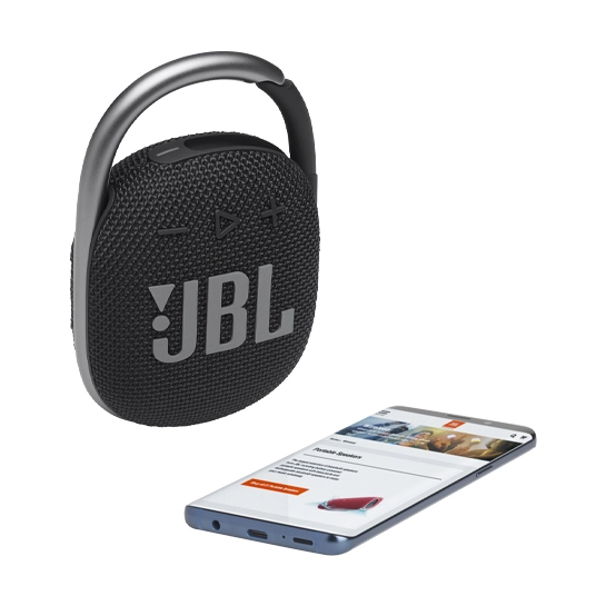 Портативна акустика JBL Clip 4 Black