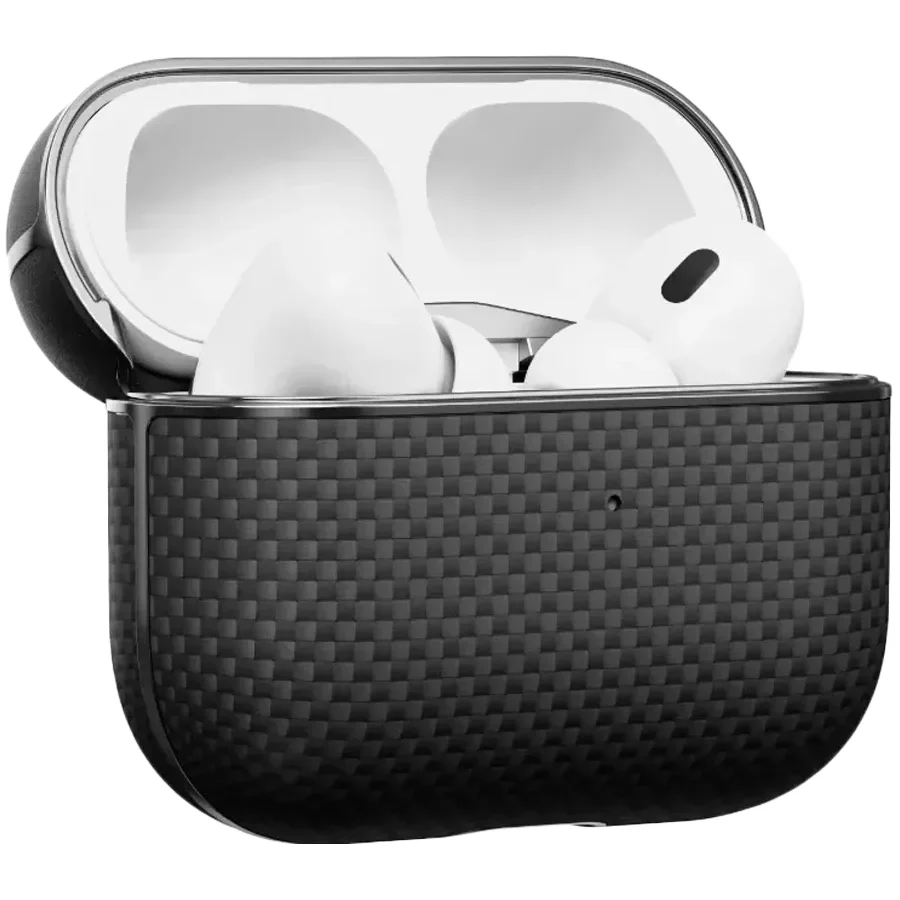 PITAKA Чохол Aramid Fiber  Plain Black/Grey для AirPods Pro (Gen2)
