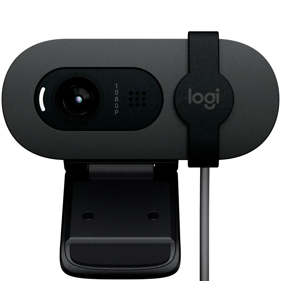 Веб-камера LOGITECH Brio 100 Full HD Webcam - GRAPHITE - USB - EMEA28-935 (L960-001585)