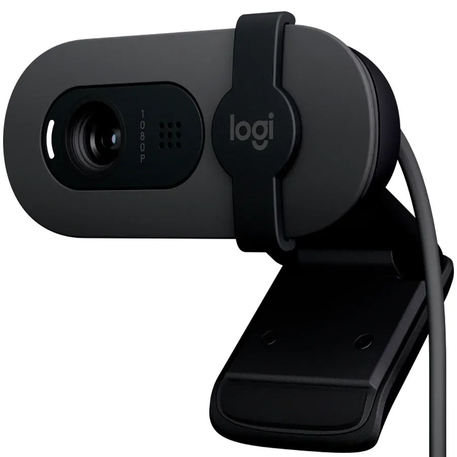 Веб-камера LOGITECH Brio 100 Full HD Webcam - GRAPHITE - USB - EMEA28-935 (L960-001585)