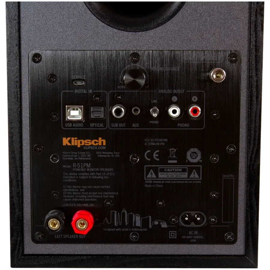 Klipsch Reference R-51PM Полична акустика, чорні, пара