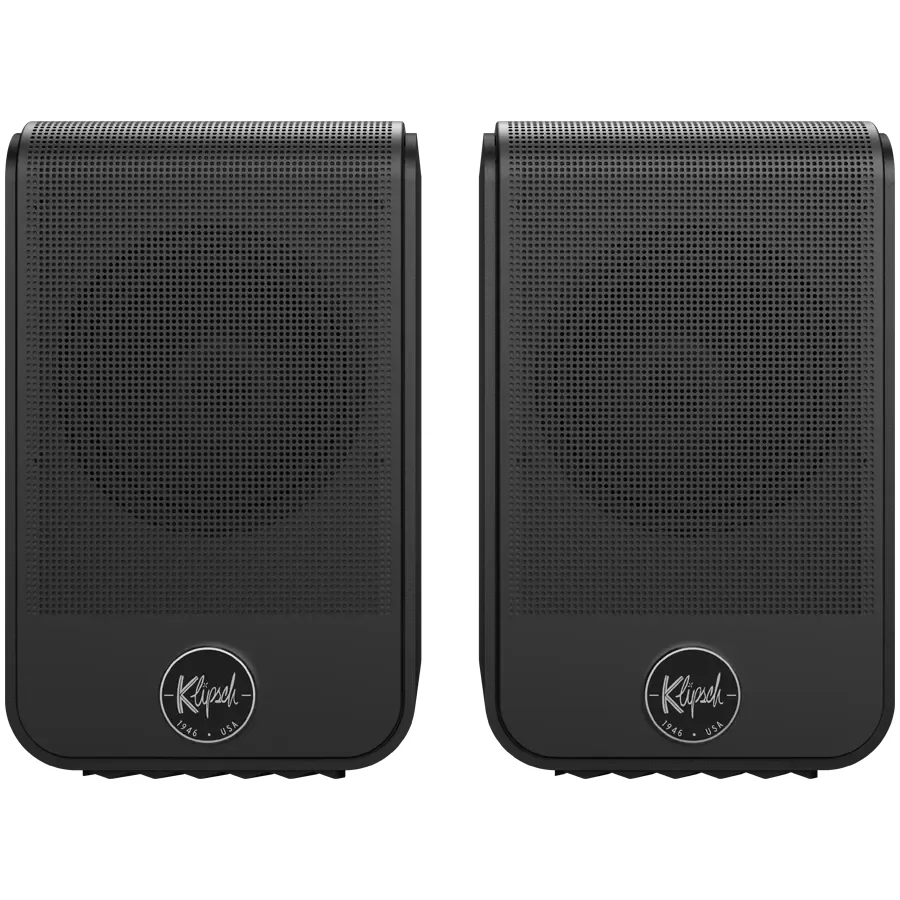 KLIPSCH Flexus SURR 100 тилова бездротова акустика для саундбарів Flexus Core, чорні, пара
