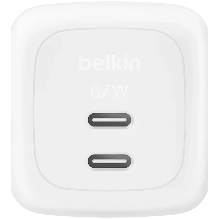 BELKIN Адаптер живлення 2*USB-C, 67 Ват